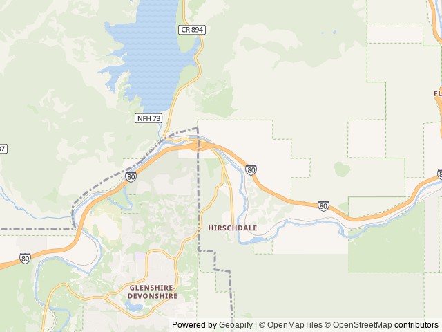 Map of Truckee River RV Park location at Truckee, CA, United States