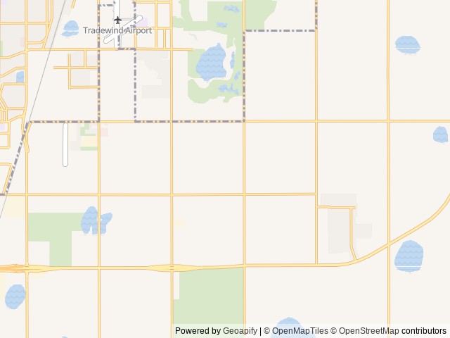 Map of Trailer Stash & Stay location at Amarillo, TX, United States