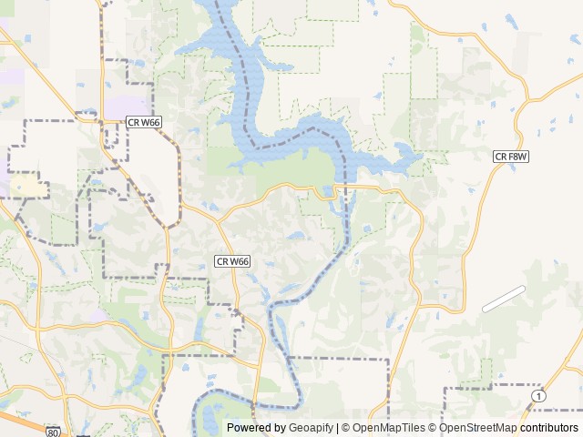 Map of Linder Point Campground location at Iowa City, IA, United States