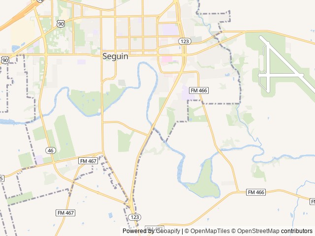 Map of River Shade RV location at Canyon Lake, TX, United States