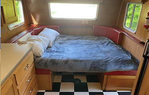 Retro Trailer "Big Red" in Mystic,  Delivery Only