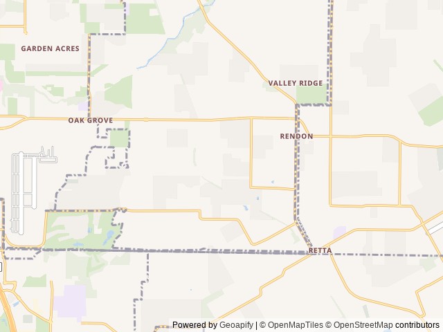 Map of The Reserve at DFW location at Burleson, TX, United States