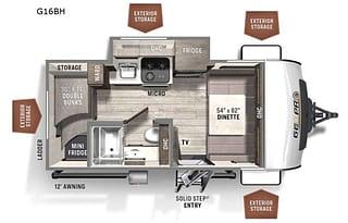2021 GEO Pro G16BH Cozy Boho Charm, Fully Equipped