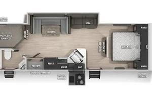 Luxury  Greywolf 26DBH Travel Trailer w/fireplace
