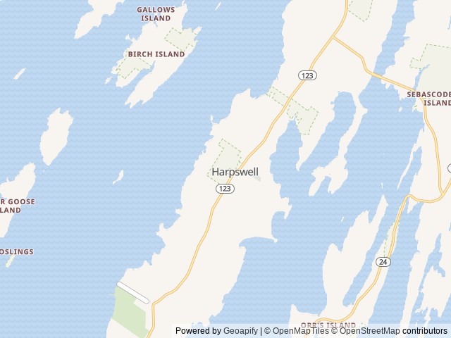 Map for "Minnie" 2015 Keystone Passport Express Super Lite near Harpswell, NH