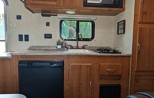 Tow-Friendly, Lightweight trailer with bunks!