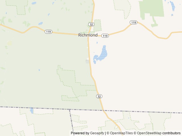 Map of Shir-Roy Camping Area location at Fitzwilliam, NH, United States