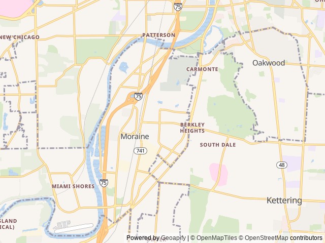 Map for 2022 Winnebago Solis 59PX near Moraine, OH
