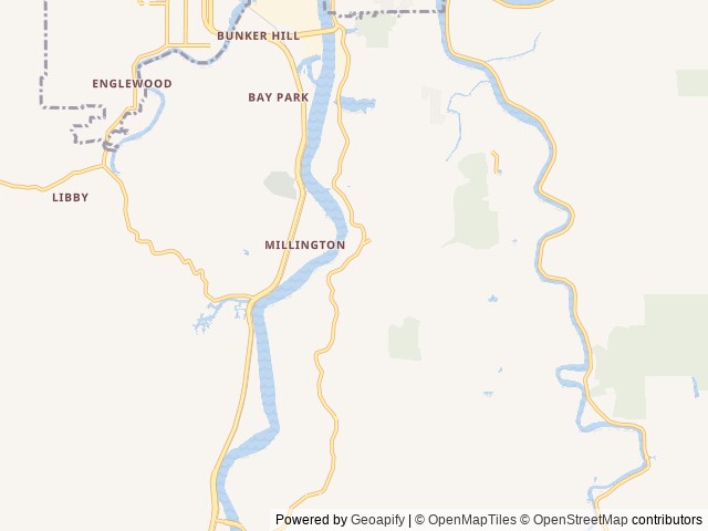 Map for Family friendly bunkhouse with a king sized bed! near Coos Bay, OR