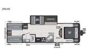 2020 Keystone Hideout 290LHS Sleeps 9