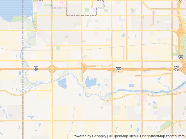 Map of Rockwell RV Resort location at Oklahoma City, OK, United States