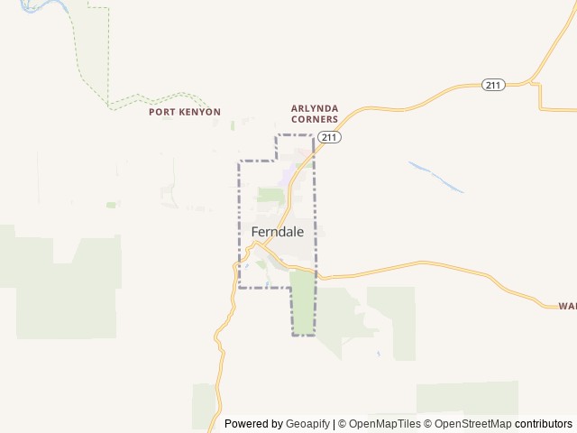 Map for 2023 Jayco Jay Flight 265RLSW near Ferndale, CA