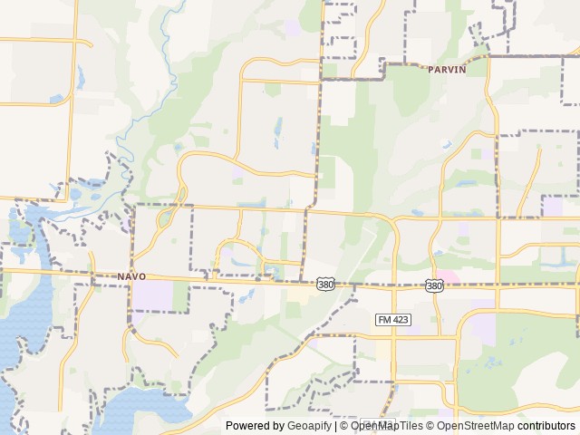 Map of THE RETREAT AT SHADY CREEK location at Hickory Creek, TX, United States