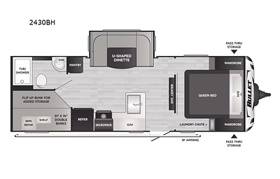 2022 Keystone RV Bullet Crossfire 2430BH