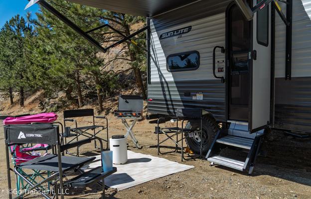 Solar-powered, lightweight, adventure bunkhouse