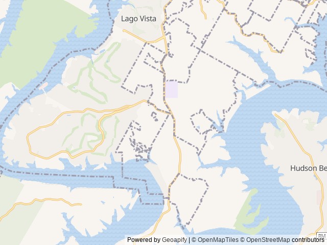 Map of UDOSCAPE location at Lago Vista, TX, United States