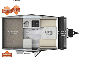2023 Forest River Rockwood Hard Side Series A122s