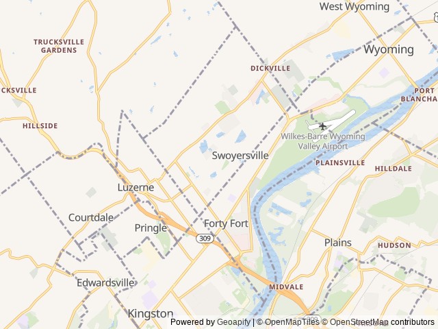 Map for Brand New 2022 EAST AND WEST Della Terra 271BH near Kingston, PA