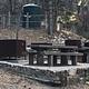 Picnic tables and bear box at Upper Arcadia