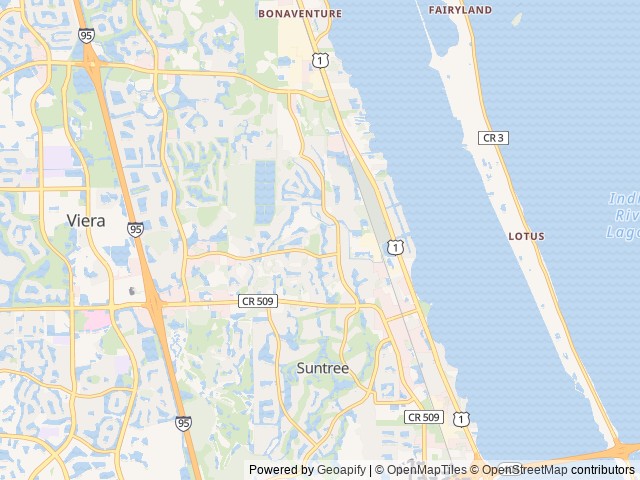 Map for 2019 Gulf Stream RV BT Cruiser 5230 near Melbourne, FL