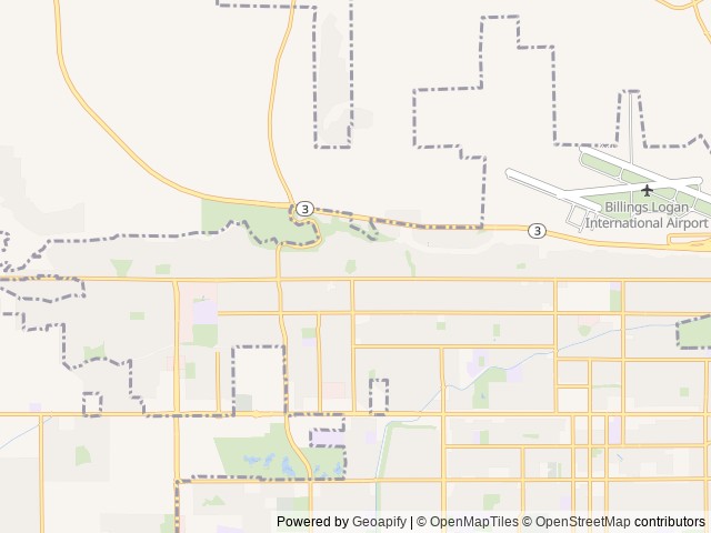 Map for extreme exploration near Billings, MT