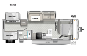2023 Forest River RV EVO T3250 RV rental photo 3