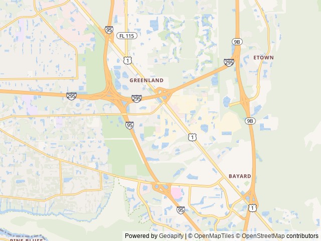 Map for "Rolly Polly"  on the Go! near Jacksonville, FL