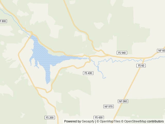 Map of East Lemolo Campground location at Idleyld Park, OR, United States