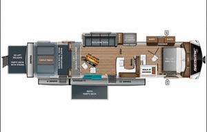 "Meet Lola" 2022 Jayco Seismic 359 Toy Hauler