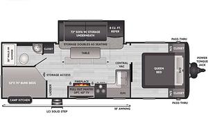 2021 Keystone RV Hideout 25DBWE