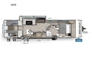 Dark Sky - 2021 Forest River Grey Wolf 29TE