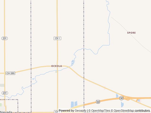 Map of Sunset Springs Outdoor Resort location at Berlin Township, OH, United States