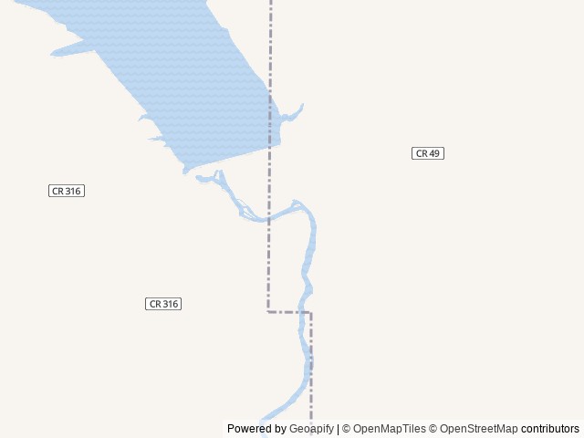 Map of Weeping Rock Campground location at Kemmerer, WY, United States