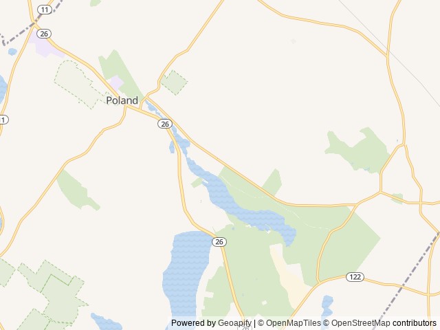 Map for 2021 Shadow Cruiser 325BHS near Poland, NH