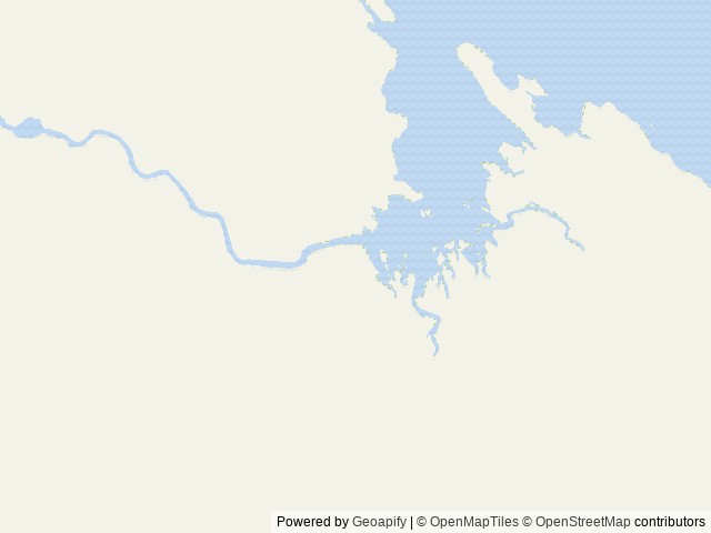 Map of Castle River Cabin location at Petersburg, AK, United States