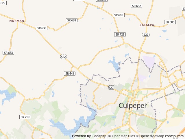 Map for Blue Ridge Memory Maker (Delivery only) near Culpeper, VA