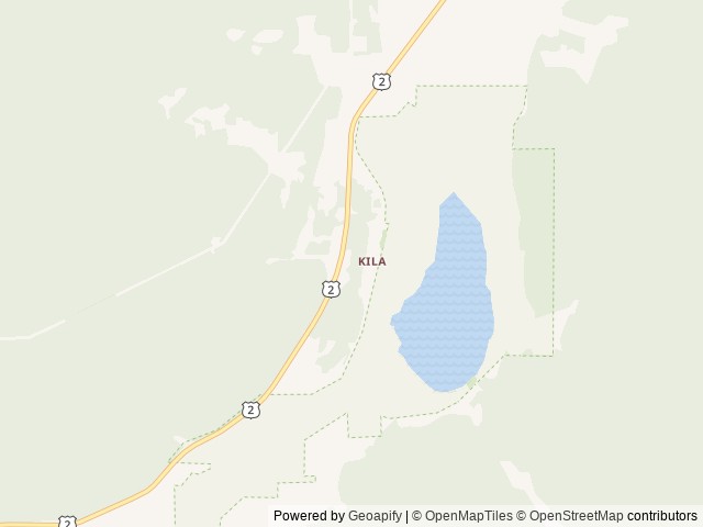 Map for 2025 Wayfinder RV Go Play 26BH near Kila, MT