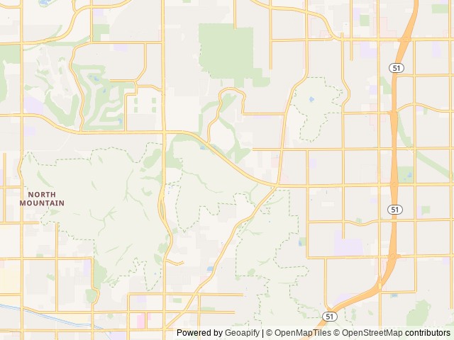 Map for High-end Mercedes-Benz Airstream Interstate 3500 EXT near Phoenix, AZ