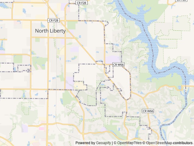 Map for Get Away In An Airstream Bambi 19CB near North Liberty, IA