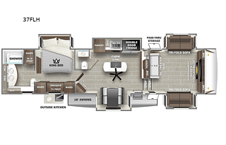 Sabre House on Wheels 1.5 baths King bed