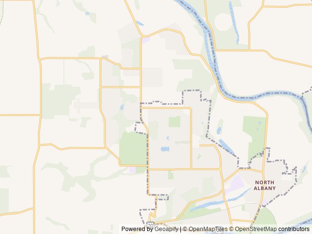 Map for Large Trailer Sleeps 9 near Albany, OR