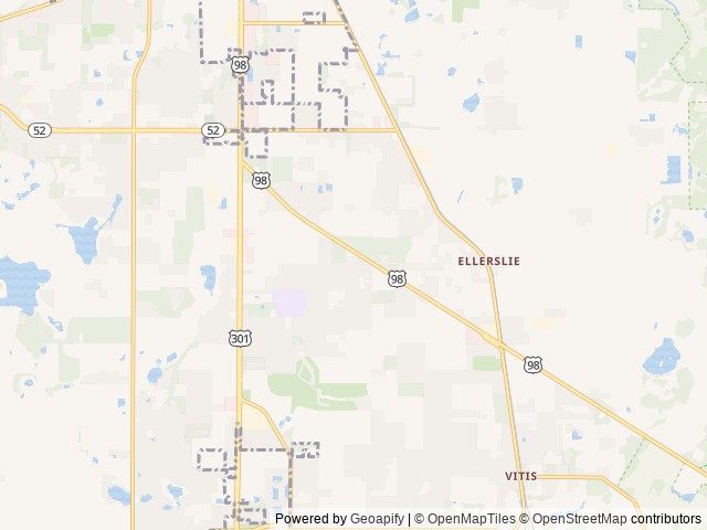 Map of Grove Ridge location at Dade City, FL, United States