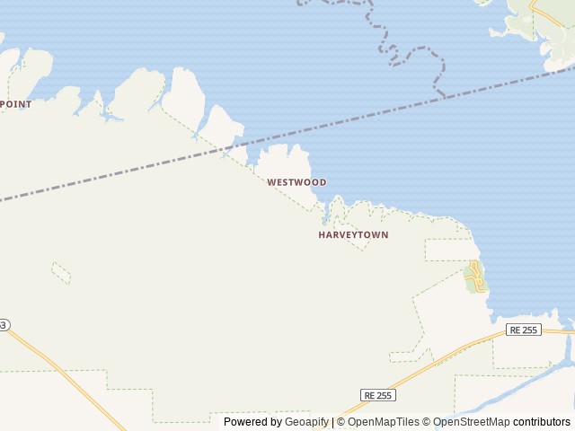 Map of Westwood RV Park location at Jasper, TX, United States