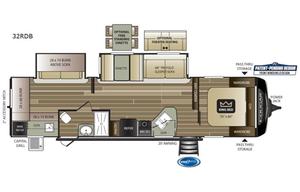 Large family camper for summer fun with bunkhouse!