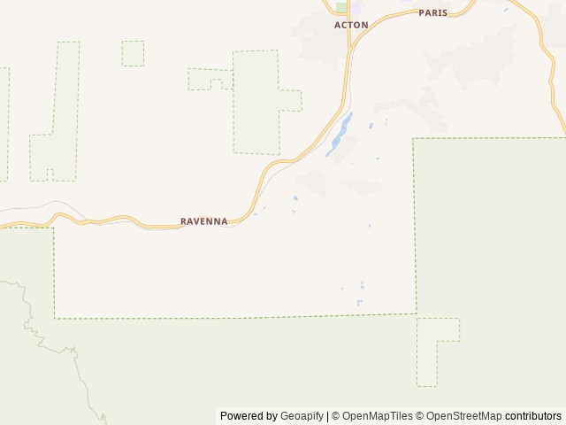 Map of Thousand Trails Soledad Canyon location at Acton, CA, United States