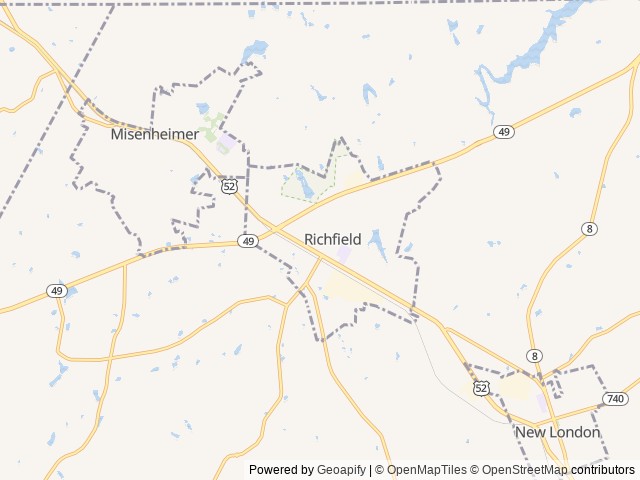 Map for '21 Trailrunner 30RBK Family Friendly Vacay Unit near Richfield, NC