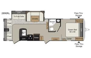 2018 Keystone Passport 2890RL Travel Trailer