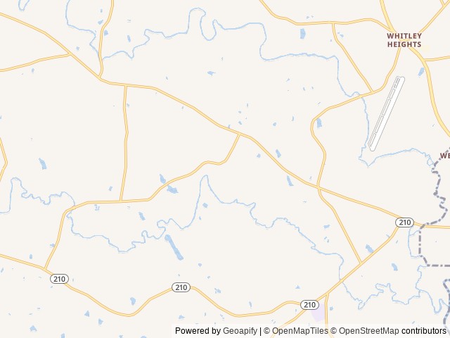 Map for Forest River Retreat near Smithfield, NC