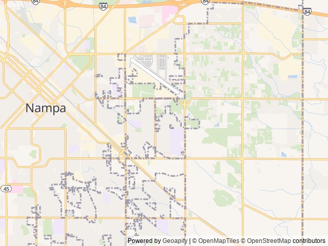 Map for 2013 Coachmen RV Freelander 26QB Ford 450 near Nampa, ID