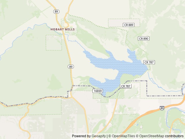 Map of Lakeside (Truckee) location at Truckee, CA, United States